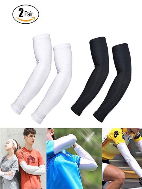 Spencer 2pair Uv Sun Protection Arm Cooling Sleeves Cover For Menandwomen