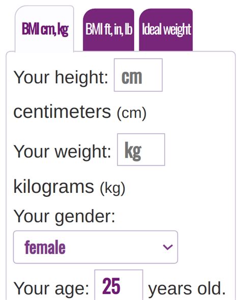 Bmi Calculator How To Calculate Your Body Mass Index 47 Off