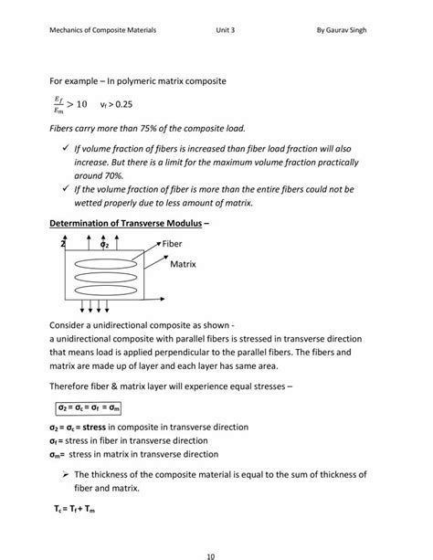 Mechanics Of Composite Materials - Notes - LearnPick India