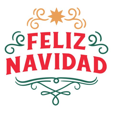 Dise O Png Y Svg De Feliz Navidad Insignia Espa Ola Para Camisetas