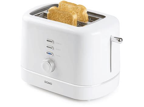 DOMO DO964T Toaster Weiß 850 Watt Schlitze 2 MediaMarkt