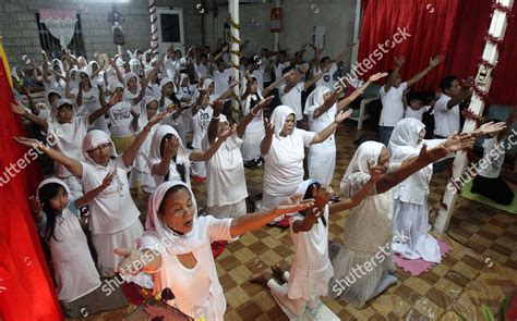 FILIPINOS CHANT THEIR PRAYERS DURING NEW Editorial Stock Photo - Stock Image | Shutterstock