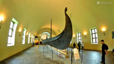 História nórdica no Vikingskipshuset o Museu do Barco Viking