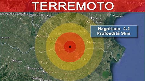 Terremoto Forte Scossa Tra Veneto Ed Emilia Romagna Magnitudo 4 2 A