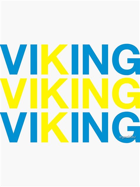 VIKING Swedish Flag Sticker By Eyesblau Redbubble