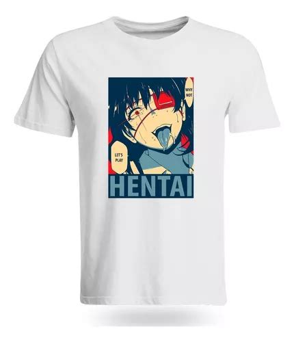 Ahegao Camiseta Anime Hentai Cuotas sin interés