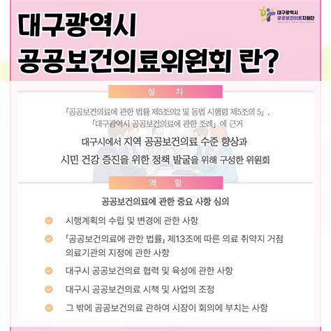 대구광역시 공공보건의료지원단