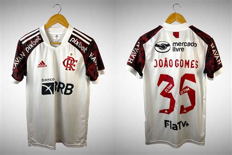 Flamengo 2021 Segunda Camisa Tam P N 35 João Gomes Brechó do Futebol