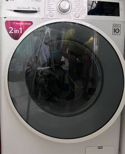 White LG 2 in 1 Washer/ Dryer, TV & Home Appliances, Washing Machines ...