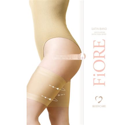 Fiore Satin Band satynowa opaska przeciw otarciom kolor nude Luxusní