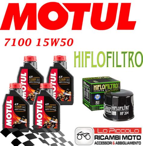 YAMAHA XSR900 850 2016 2019 KIT TAGLIANDO 4 LT MOTUL 7100 15W50