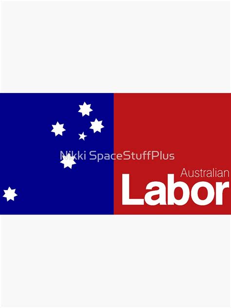 "Australian Labor Party Logo" Sticker for Sale by Spacestuffplus ...