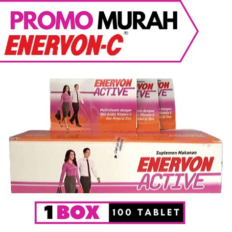 Jual Enervon C Active Strip Per Box Isi X S Vitamin C