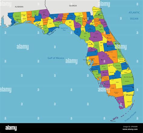 Mapa De Florida Y Sus Ciudades Dawn Mollee