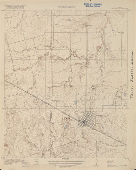 Wilbarger County Texas Historical Topographic Maps – Tagged "Texas ...