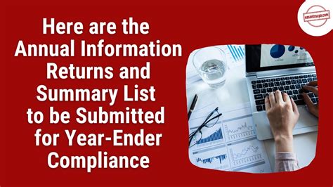 What Are The Annual Information Returns And Summary Lists To Be