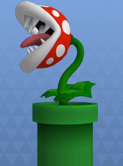 Piranha Plant Papercraft Marble Zone Papercraft Sprite Stitch Kale