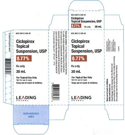 Ciclopirox Topical Suspension: Package Insert / Prescribing Info