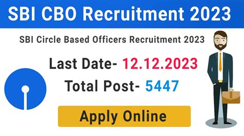 Sbi Cbo Recruitment Notification Apply Online Salary