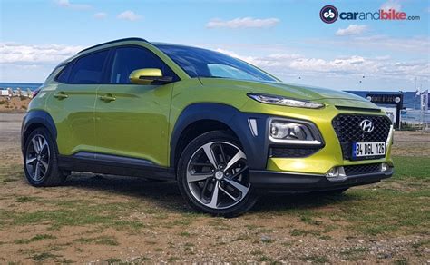 Hyundai Kona Compact SUV First Drive Review CarandBike