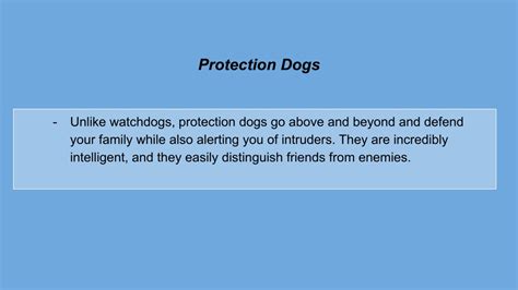 Ppt Watchdog Vs Protection Dog Are They The Same Powerpoint