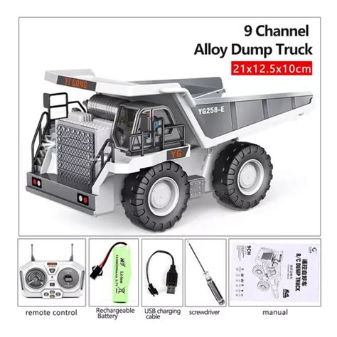 Modelo De Camión Volquete De 9 Canales Con Control Remoto De 163 617