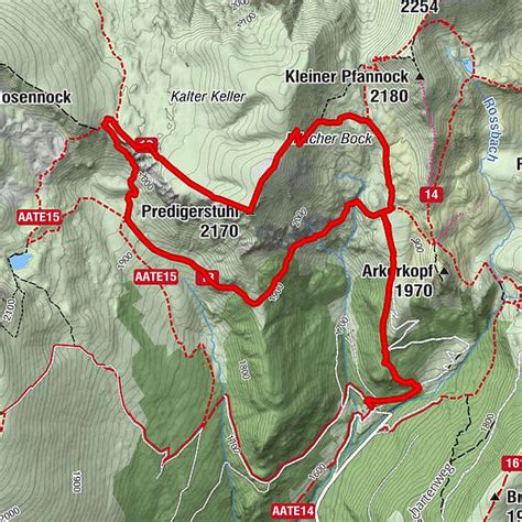 Erlacherhaus Erlacher Bockhütte Predigerstuhl BERGFEX Wanderung