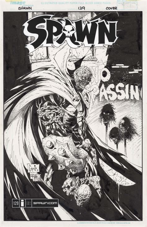 SPAWN 129 COVER GREG CAPULLO COMIC ART SALE