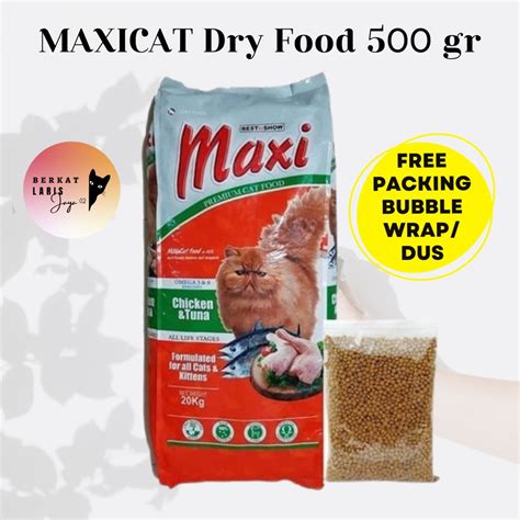 Jual Repack Gram Makanan Kering Dry Food Kucing Maxi Cat Premium