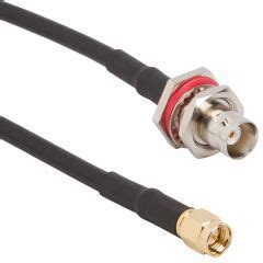 Bnc Straight Plug To Sma Straight Plug Rg Ohm M M