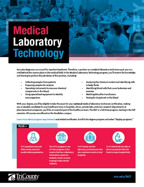 Medical Laboratory Technology | TCTC