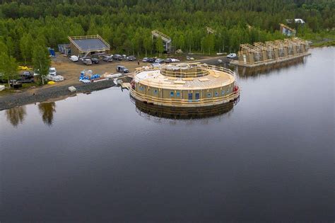 New Floating Arctic Bath Hotel And Spa Sweden Hospitality Net