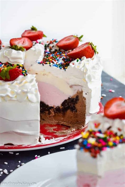 Neapolitan Ice Cream Cake