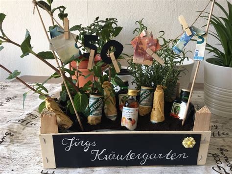 Kräutergarten Geschenkidee Geschenke Geschenke basteln Geschenkideen