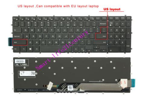 New For DELL Latitude 3500 3590 Vostro 5568 7570 7580 Laptop Keyboard