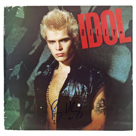 Billy Idol Signed "Billy Idol" Vinyl Record Album Sleeve (Beckett ...