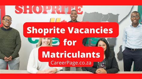 Shoprite Jobs For Matriculants