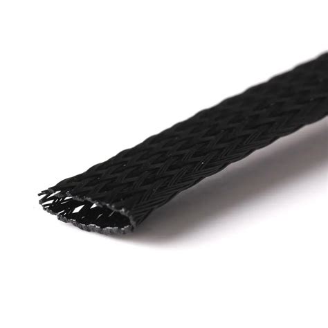 Hampool Mm Pet Blackbraided Sleeving Braided Sleeving China Cable