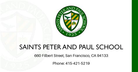 Saints Peter and Paul School, Catholic Elementary & Middle School ...