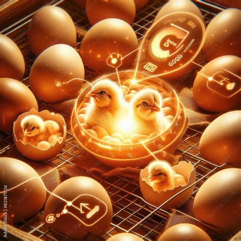 Chicken Egg Incubation Process From Egg To Hatch Stock Illustration Adobe Stock