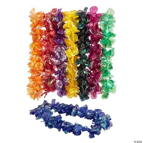 Iridescent Plastic Leis 12 Pc Oriental Trading