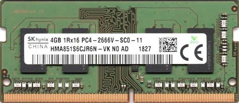 Hynix Ddr Mhz Hma S Cjr N Vk