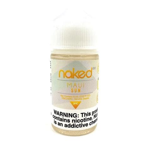 Maui Sun E Liquid Naked Ml Mg