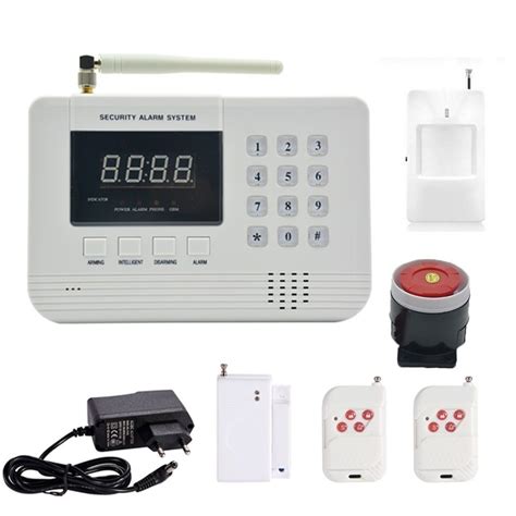 1 Set Home Security 433MHz SIM GSM PSTN Dual Network Alarm System PIR