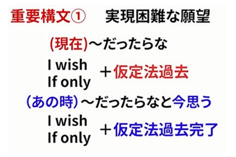 仮定法の重要構文を例文で解説！wishを使う表現やifがない表現など｜studysearch