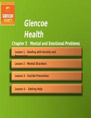 Ch5L3 Suicide Prevention Power Point Ppt Glencoe Health Chapter 5