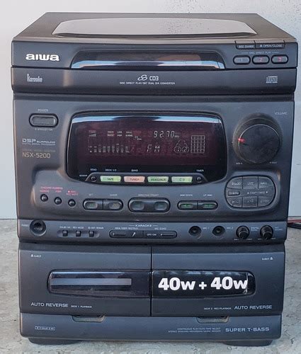 Mini System Aiwa Nsx 5200 Importado Leia Parcelamento Sem Juros