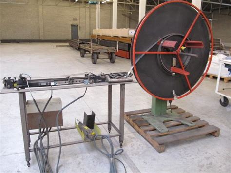 Bandmateriaal Haspel Machine Met Doorvoer Transportmachine Memax