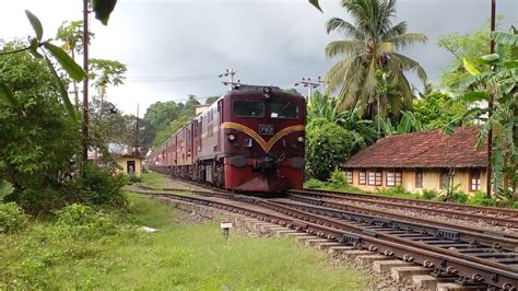 Sri Lanka Railway M C Train No Weligama Railway Station Youtube