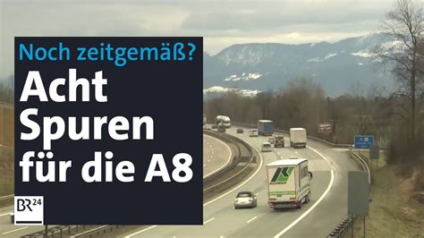 Ärger um achtspurigen Autobahnausbau der A8 Abendschau BR24 YouTube